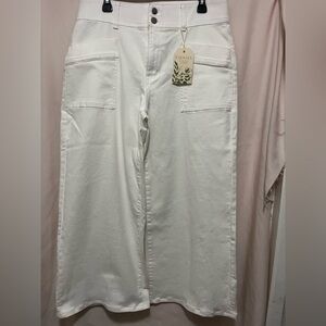 White Wide Leg Jeans
